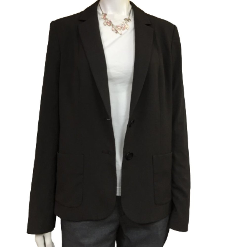 Anne Klein Black Size 10 Jacket/ Blazer